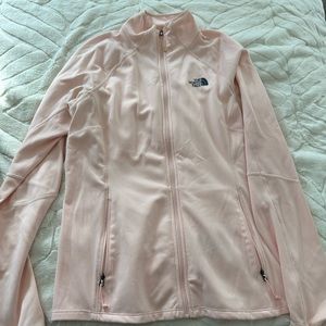 The North Face light pink jacket